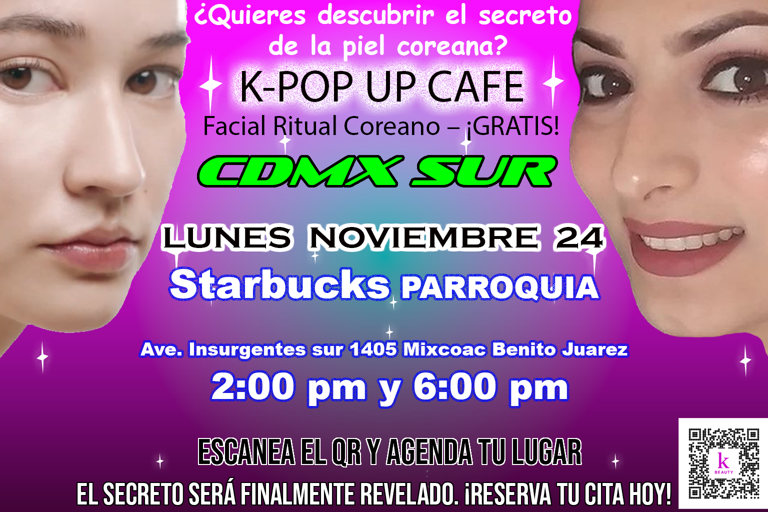K-POP UP CAFE CDMX Sur – Starbucks Parroquia – 24 de noviembre